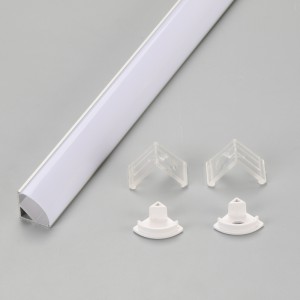 Profilés d'extrusion en aluminium haute qualité 6063 T5 V forme 1616 pour LED