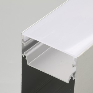 Diffuseur à canal pour luminaires à LED en aluminium