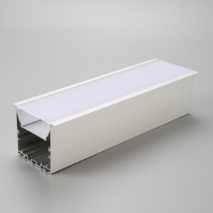 Matériau aluminium 6063 éclairage de plafond profilé en aluminium à LED