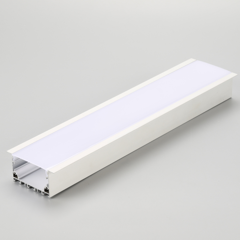 Éclairage encastré de profil bas pour le canal léger 55 * 32mm de la bande LED de bande lumineuse menée par 12v