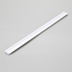 Profilé en aluminium avec capuchon et embout en lait pour barre lumineuse LED